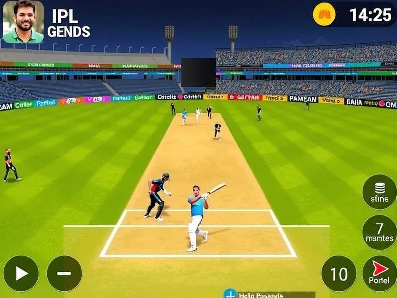 Indian Cricket Legends Cup Game Screenshot